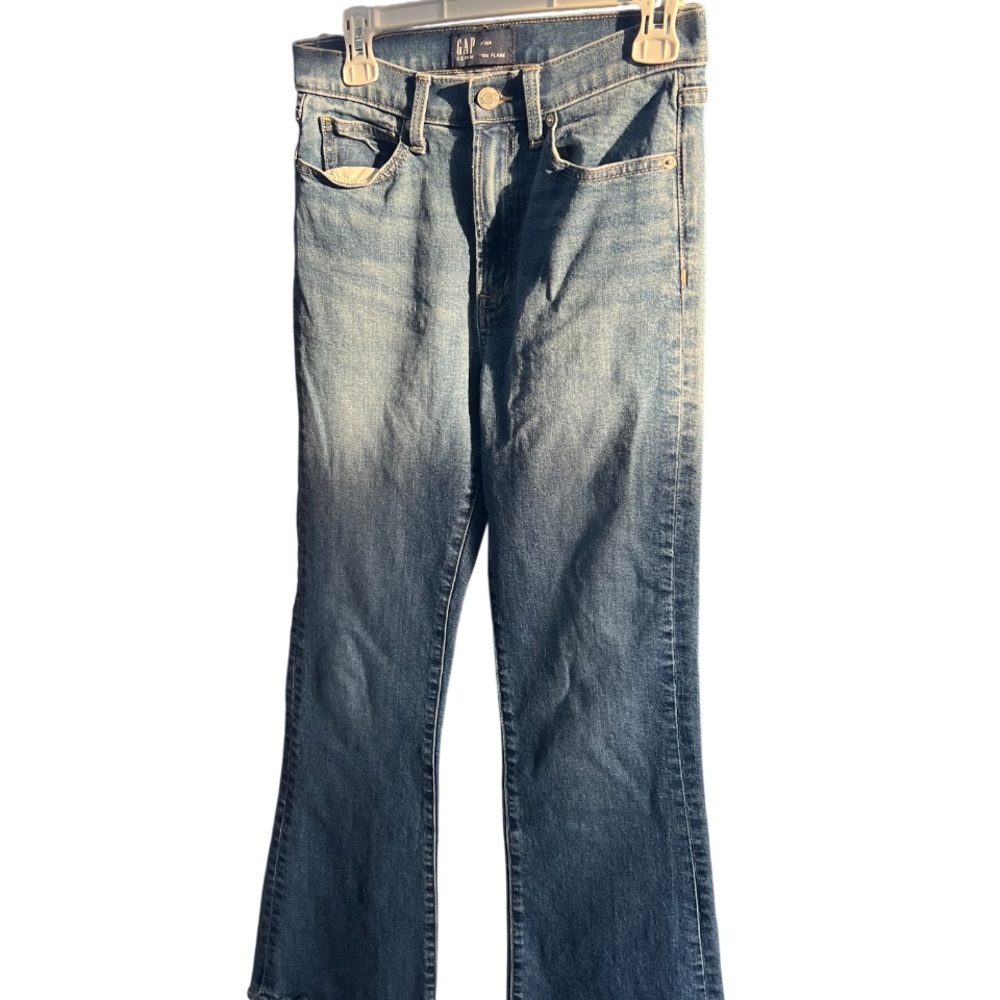 GAP Women's Flare Jeans in Classic Blue